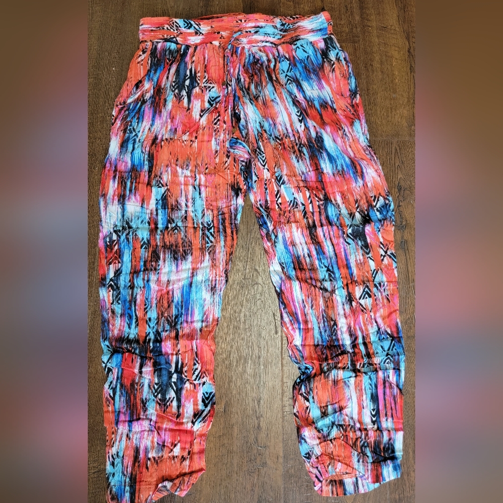 Fun print joggers